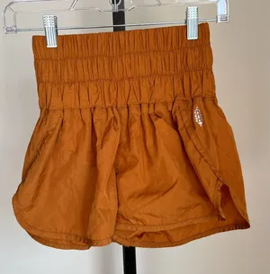Free People Movement The Way Home Shorts XS Gold thumbnail 1