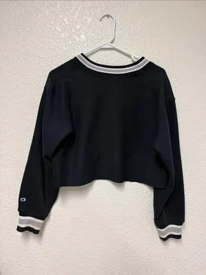 CHAMPION Louisville Reverse Weave V-Neck Pullover Sweatshirt Size Medium thumbnail 3