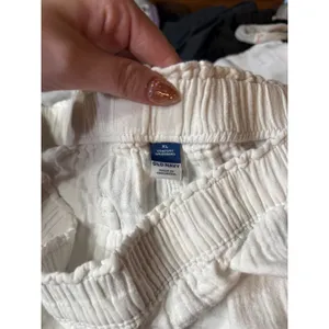 Old Navy White 100% Cotton Shorts Size XL Womens Pull On Elastic Casual Summer thumbnail 4