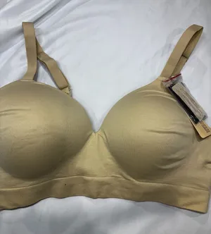 Truekind Supportive Comfort Wireless Shaping Bra Nude Size Large #10210 Tan thumbnail 1