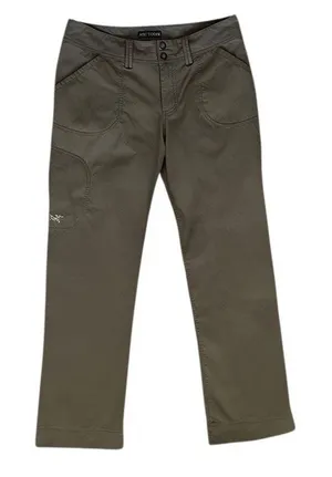 Arc'teryx Womens 4 Olive Hiking Pants Technical Outdoor Straight Leg 2011 thumbnail 1