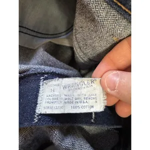 Wrangler No‎ Fault Denim Jeans Women Size 14 Western Country Made in USA Vintage thumbnail 9
