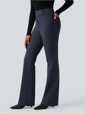 Halara Flex™ DayStretch High Waisted Flare Work Pants with Pockets size xs thumbnail 3
