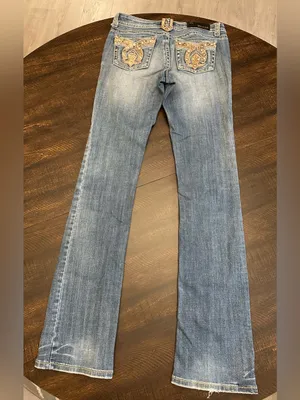 VTG Grace In LA Jeweled Bootcut Embroidered Jeans Womens Size 5 (28x34) thumbnail 3