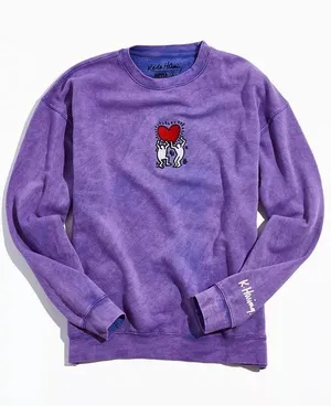 Urban Outfitters keith haring crew neck thumbnail 1