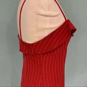 Etophe Studios Women Stripped Red Casual Good Girl‎ Dress Size Small thumbnail 4