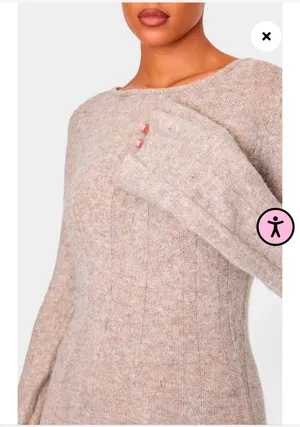 Pretty Little Thing Maxi Sweater Dress thumbnail 4