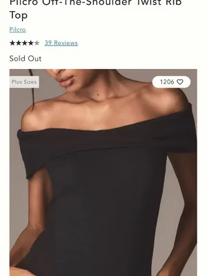 Anthropologie Pilcro Women’s Off the Shoulder Twist Rib Top Size XXS thumbnail 3