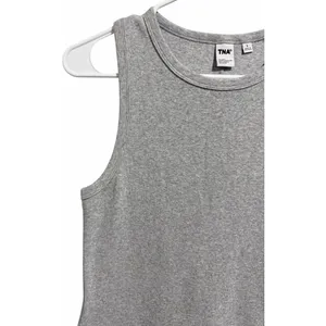 Aritzia TNA Quartz Ribbed Bodycon Mini Dress Heather Gray Women's‎ Size Large thumbnail 7