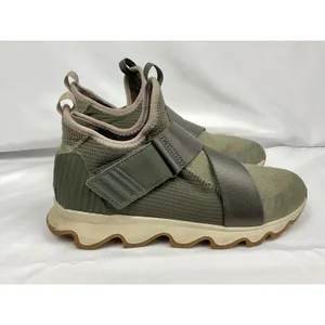 Sorel Kinetic Sneak Slip-On Cross Strap Alpine Tundra Olive Green Sz 9 Sneakers thumbnail 3