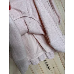 NWT Lulus Coveted Sweetness Blush Pointelle Knit Long Sleeve Mini Dress Size L thumbnail 7