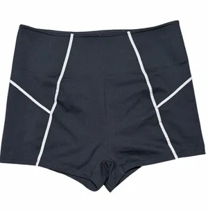 Free People Movement You’re a Peach Black White Detail Shorty Booty Short Medium thumbnail 1