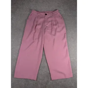 a loves a pink Pink Wide leg Trousers - Slacks Pleated Business Preppy Size 6 thumbnail 2
