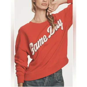 Anthropologie Maeve Game Day Crew-Neck Sweatshirt thumbnail 5