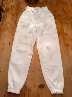 H&M White Joggers thumbnail 1