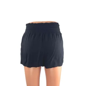 Abercrombie & Fitch Women's Black Elastic Waist Casual Lounge Beach Shorts Sz XS thumbnail 3
