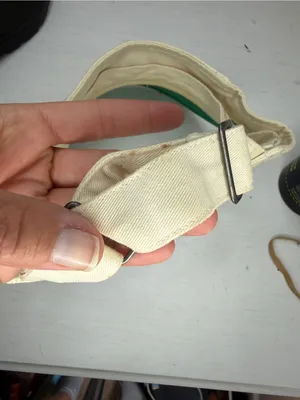 Vintage Distressed Khaki Polo Ralph Lauren Visor thumbnail 3