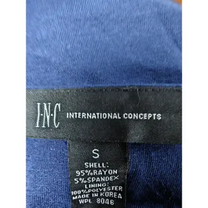 Women INC International Concepts Dress Blue Size S thumbnail 6