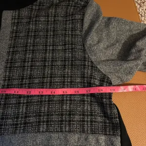 Vintage Alfred Dunner Mock Neck Patchwork‎ Plaid Sweater Shoulder Pads Medium thumbnail 6