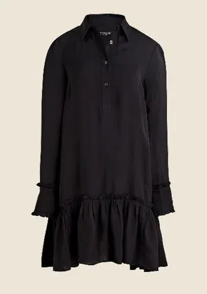 J. Crew Women’s Amelia Popover Shirtdress in drapey viscose twill Size XS #CF660 thumbnail 4