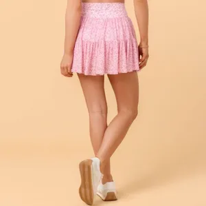 NWT! Blogilates Viral Taylor Swift Popflex Ballerina Skirt Skort Pink Floral Med thumbnail 2