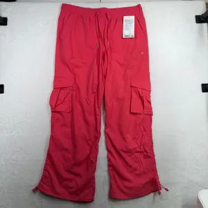 Lululemon XL Dance Studio Relaxed Fit Mid Rise Cargo Pants Glaze Pink Stretch thumbnail 3