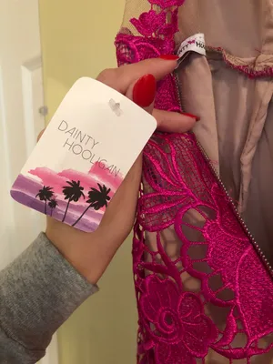 Dainty Hooligan Pink Party Dress thumbnail 5