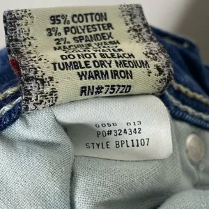 NWOT BKE Harper Stretch Cropped Denim Jeans Size 28 thumbnail 7