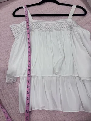 Ramy Brook cream tiered camisole size medium thumbnail 3