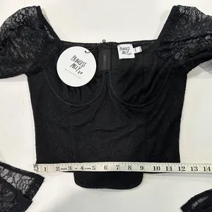 PRINCESS POLLY Purnell Lace Top Black - Size 4 - NEW With Tags - In Bags.‎ thumbnail 10