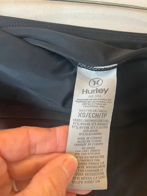 Hurley Skort Black Solid Swim Athletic Tennis Golf Activewear New Women’s XS thumbnail 9