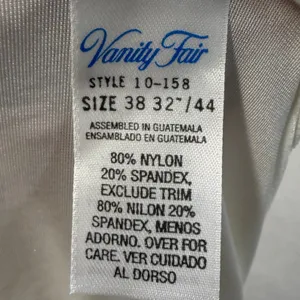 Vanity Fair‎ M/L 38 Slip Dress White Minimalist Bridal Coquette Sleep Loungewear thumbnail 9
