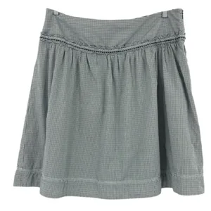 American Eagle Y2K Gingham Skirt Sz 14 Cottagecore Boho Academia Drop Waist thumbnail 2