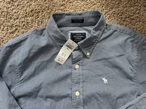 Abercrombie Button Down Plaid thumbnail 3