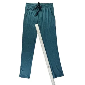 Natori Heather Turquoise‎ Blue Soft Lounge PJ Pants Drawstring Waist Size Small thumbnail 3