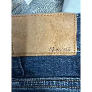 Madewell‎ The Perfect Vintage Jean Dark Wash Raw Hem High Rise Straight Size 27 thumbnail 5