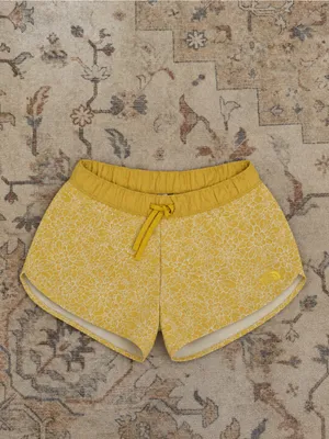 The North Face Yellow Women's Mesh-Lined Shorts thumbnail 3
