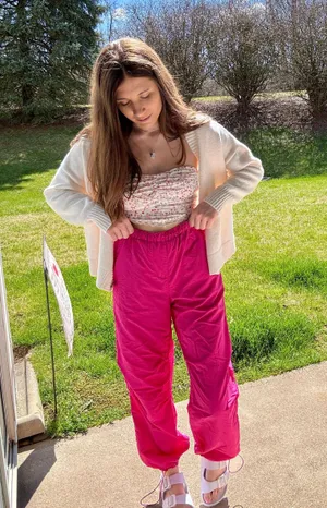 Blue Blush Floral Bandana Top thumbnail 8