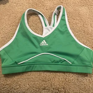 Brand adidas, color green, size M gently used thumbnail 2