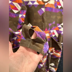 NWOT Free People Movement Hot Shot Long Sleeve Printed Onesie - Delta Geo Combo thumbnail 11