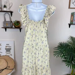 MOON RIVER Floral Printed Maxi Dress Size Small NWT thumbnail 4