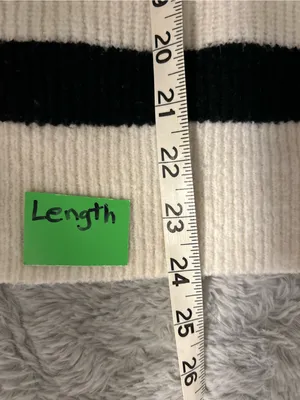 A New Day Black & cream striped cardigan with heart motif thumbnail 5