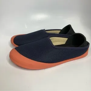 Mahabis indoor outdoor slippers size 39‎ navy blue salmon thumbnail 4