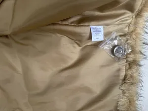 Calypso faux fur tan multi coat thumbnail 5