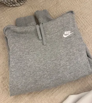 Nike Hoodie Sweatshirt Grey thumbnail 1