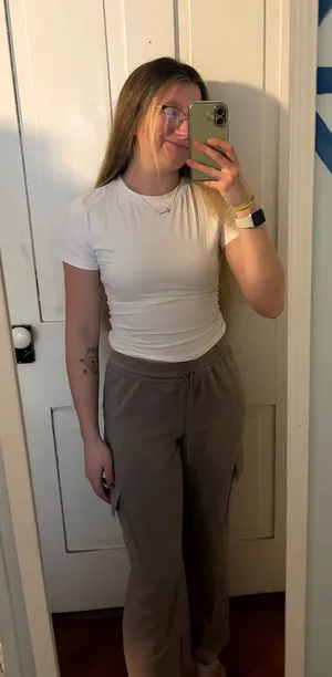 happily Grey brown sweatpants Gray Size M thumbnail 1