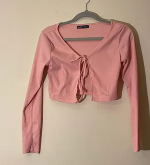 Long Sleeve Tie Top Size M thumbnail 1