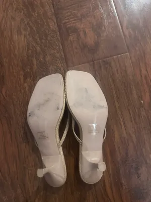 Madden girl woven tan thong kitten heel sandals  thumbnail 2