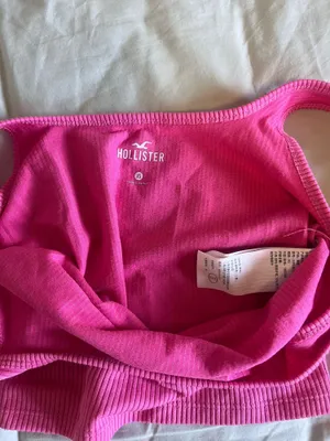 Pink Hollister Cropped Tank thumbnail 2