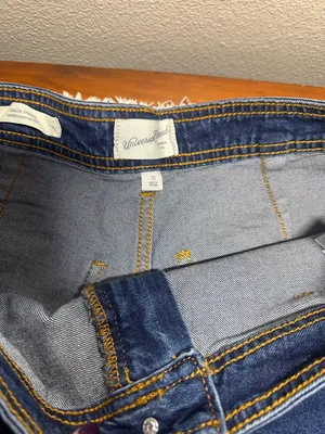 High Waist Blue Denim Women’s Shorts Sz 10 by Universal Thread Goods co. NWT thumbnail 5